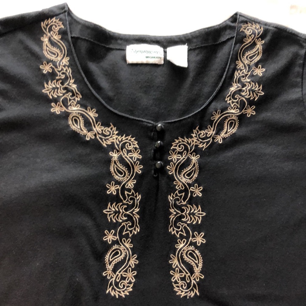 Shenanigans embroidered woman’s shirt 2X